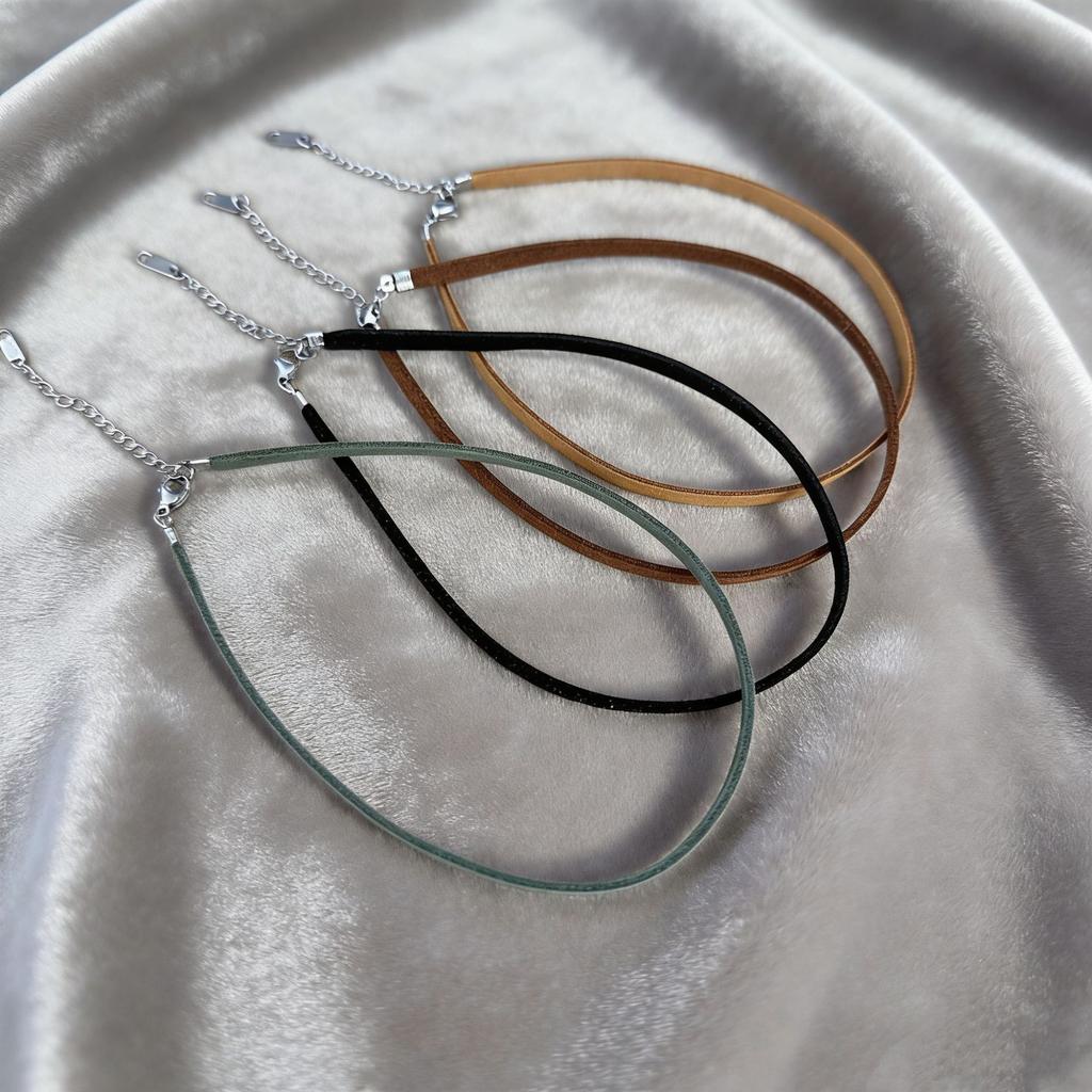 Simple Leather Choker Necklace For Girls Women Party Necklaces Fashion Trend Jewelry On The Neck Accessories Gift Wholesale