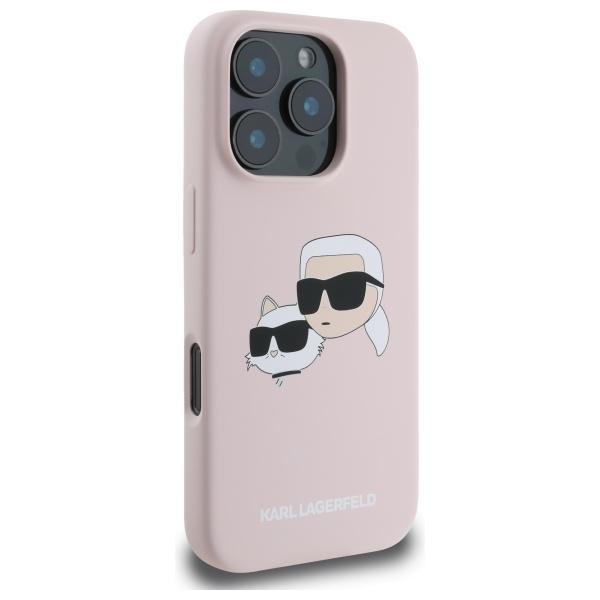 Etui do iPhone 16 Pro Max Karl Lagerfeld MagSafe różowe