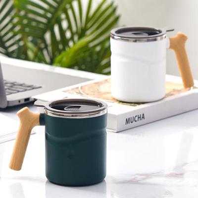Creative 316 Stainless Steel Mug with Lid for Coffee, Tea, and Water