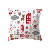 Merry Christmas Cute Santa Claus Snowman Print Pattern Cushion Cover Home Living Room Sofa Decoration Pillow