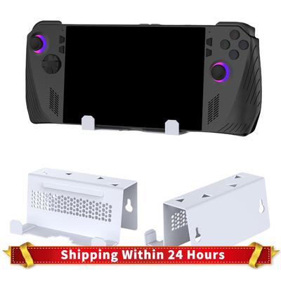 Nástěnný držák Šetřič místa Dokovací stanice Konzole Stabilní nástěnný úložný stojan pro ROG Ally X/PS5 Portal/Steam Deck