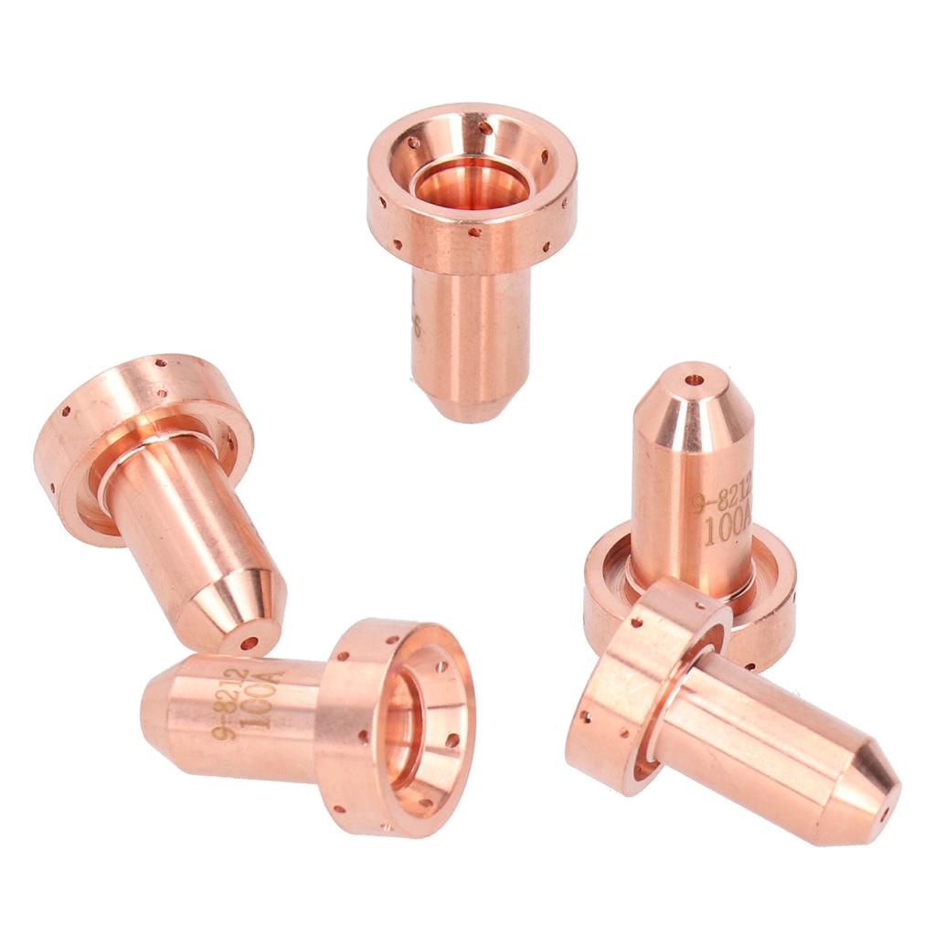5Pcs Plasma Cutter Nozzle Copper Corrosion Resistant Torch Welding Accessories 9-8212