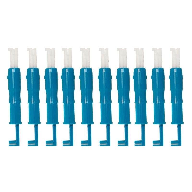 10Pcs Machine Needle Inserter Threader Automatic Needle Threader Quick Sewing Threader Threading Tool for Sewing Machine