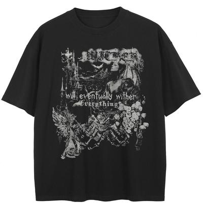 Streetwear Lustiges Grafik-T-Shirt Baumwolle T-Shirt Unisex Tops Tees Sommer Kurzarm T-Shirt