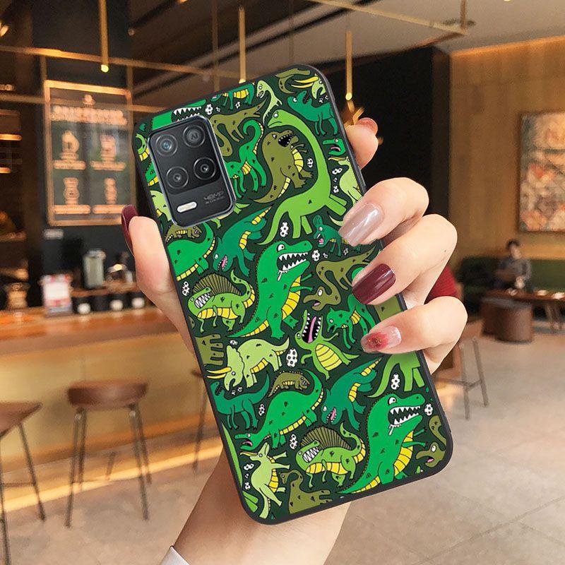 Cover Cartoon Dinosauri guscio Copertura per telefono Per oppo Realme 8Pro 6PRO 6i 7pro 9i 9pro C11 C21Y C21 C25Y C25S C3 Q3S XT Custodie coque