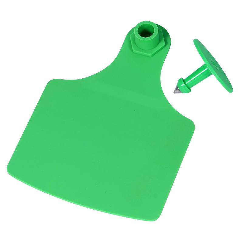 100Pcs Cow Ear Tag Large Size 105x75mm Animal Identification Card Label without Words Livestock Ear Tag Marker Signage