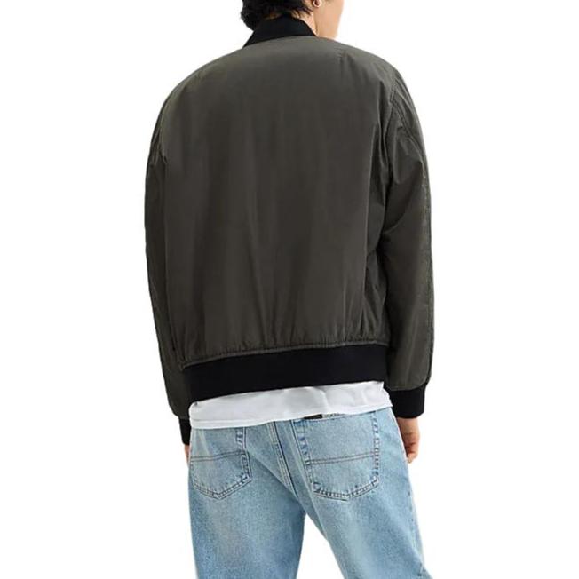 Coach FW24 Knitted Ribbed Reversible Jacket Men Jacket Charcoal-Gray CT734-TQE