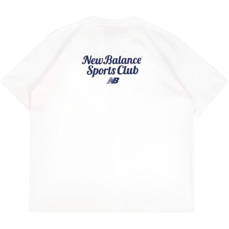 New Balance T Shirt Unisex White 5ED38221-IV