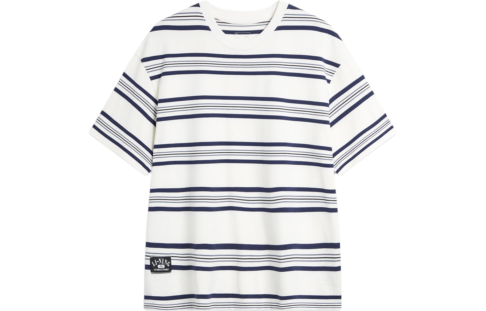 Li Ning Weekend Youth T Shirt Unisex Ivory AHSU655-1 XS