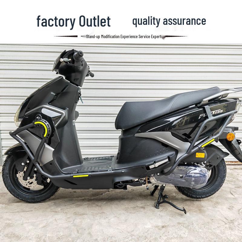 Qianjiang Hong 125 Scooter Front and Rear Guardrail Bumper Modification Anti-Fall Block