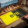 Borussia Großes Mauspad Große Gaming-Tischunterlage Rutschfest Laptop Tablet Großes Mauspad XXL Matte Mini-PC Spielmatte Mit Verriegeltem Rand
