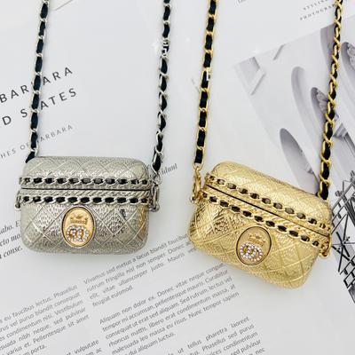 Metal Mini Bag Chain Crossbody Shoulder Bag Versatile Decorative Clothing Headphone Bag Shoulder Bag For Women