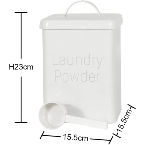 Kwueiit Laundry Powder Storage Box Container, Detergent Ball Storage, Powder Storage Case, Tin Box, Laundry Detergent Container, Laundry Detergent Bal