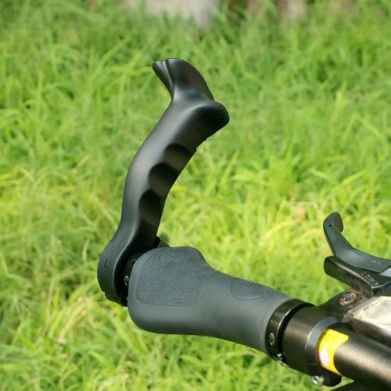 Yousheng 1 Paar Fahrrad Schraubstock Lenkergriff Verstellbar Ergonomisch Leicht Universell MTB Rennrad Mountainbike Lenkerende Verlängerung Fahrradzubehör