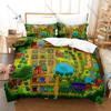 Stardew Valley 3PCS Bedding Set, Duvet Cover + 2 Pillowcases, Farm Game Print Soft Microfiber for Gaming Fans