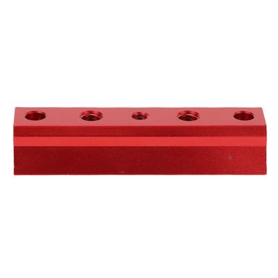 Telescopes Mounting Bar Aluminum Alloy Astronomical Telescope Mount Plate with 1 4 Inch M8 7mm Through Hole