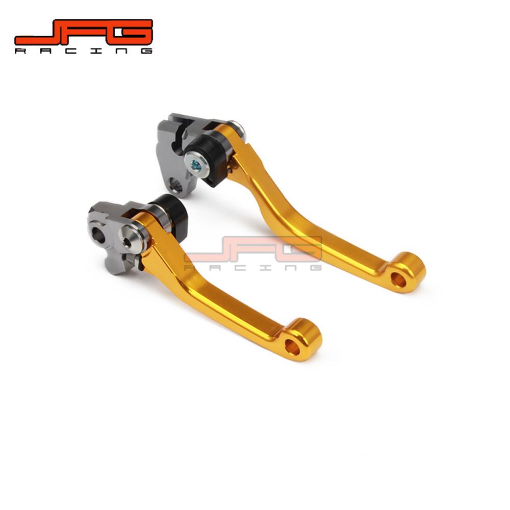 CNC Aluminum Alloy Bull Horn Brake & Clutch Lever for RM85 RM125/250 Off-Road Motorcycles