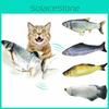 Elektrischer zappelnder Fisch Realistisches Plüschtier mit weichem, sicherem, strapazierfähigem Design für Katzen
