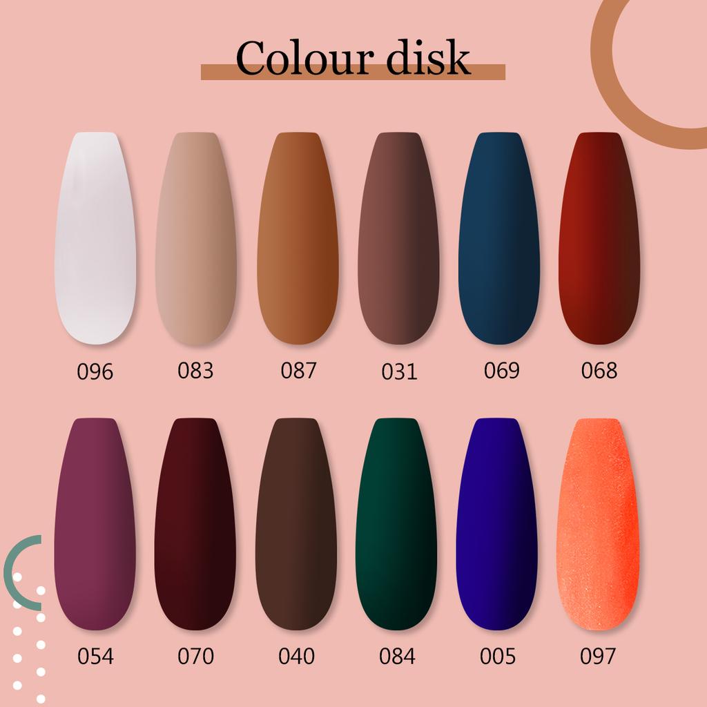 MAYJAM 12Pcs Nail Gel Polish Set Valentine Gift Colors of 2022 Nail Art Design Soak Off LED Lamp Gel Polish DIY Manicure Kit 8ML Nail Gel Kit