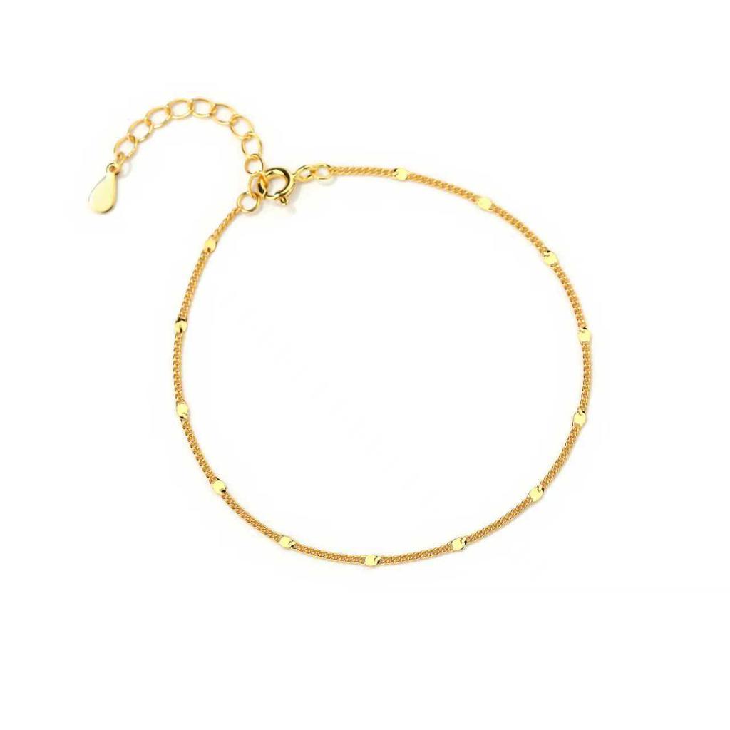 S925 Sterling Silver Women's Niche Design Square Bracelet - High-End Fashion, Simple Ins Style