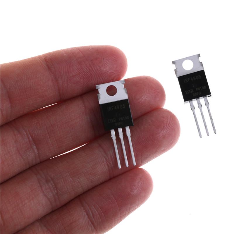 10шт Irf4905 Irf4905Pbf Power Mosfet 74A 55V P-Channel Ir To-22