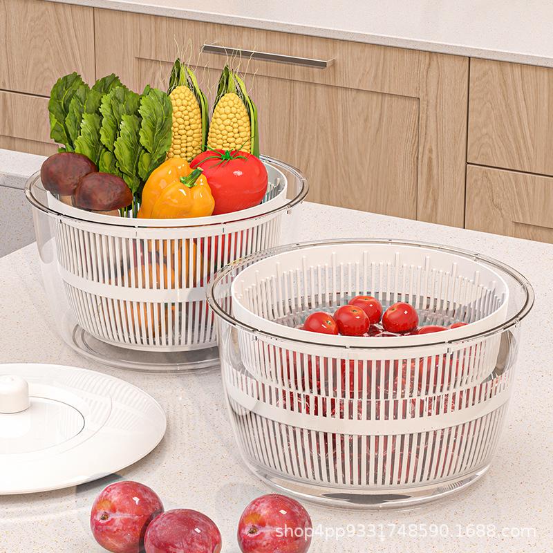 Multifunctional Manual Vegetable Spin Dryer and Washer