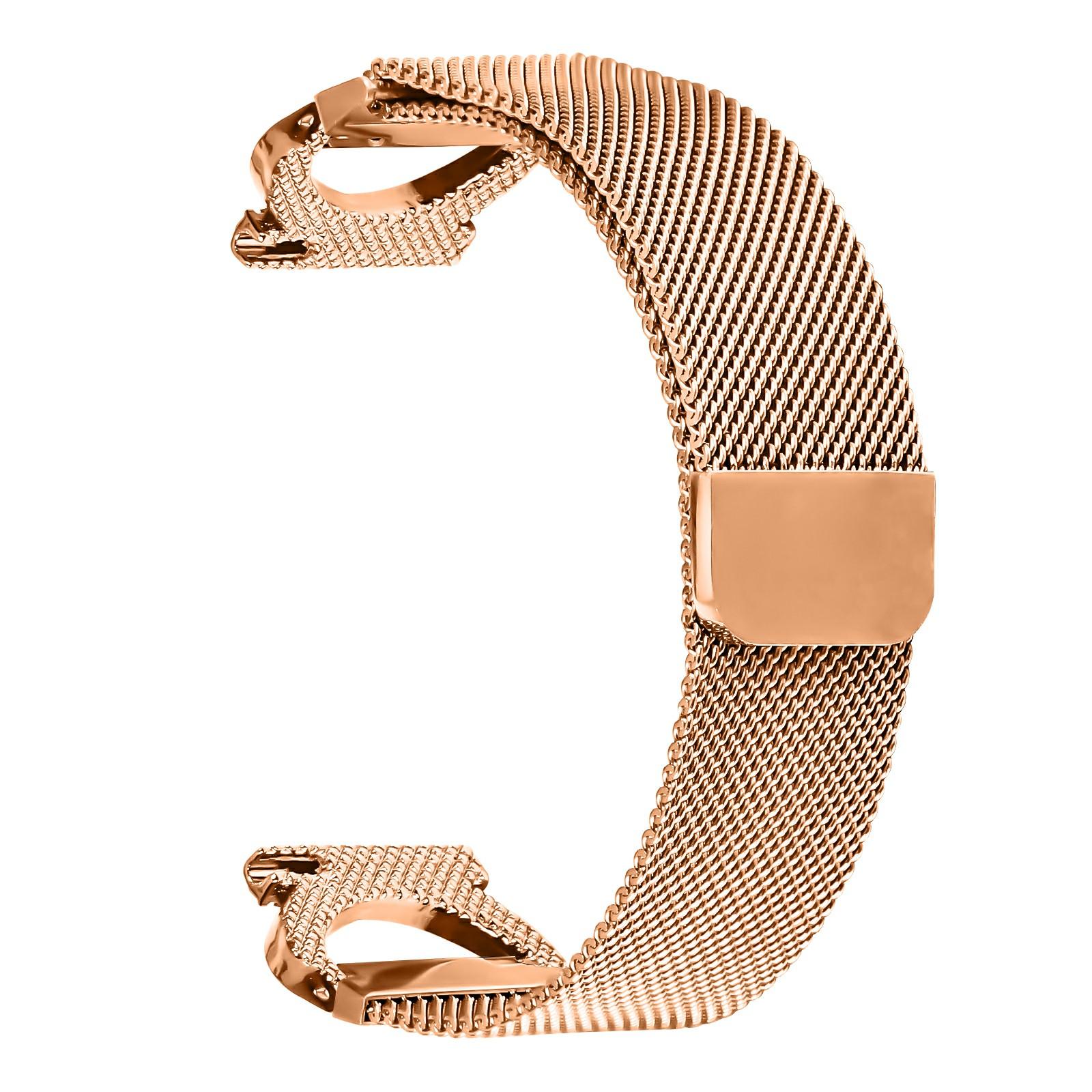 

For Huawei Watch GT 3 42mm Watch Band Milanese Metal Strap Rhinestone Decor
