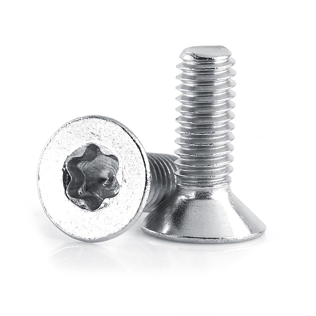 50pcs M4 Stainless Steel SS304 Flat Head Star Drive Machine Screws S
