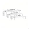 ThreeTier Organizer Transparent Acrylic Desktop Shelf Layered Clear Tiered for Office Desk