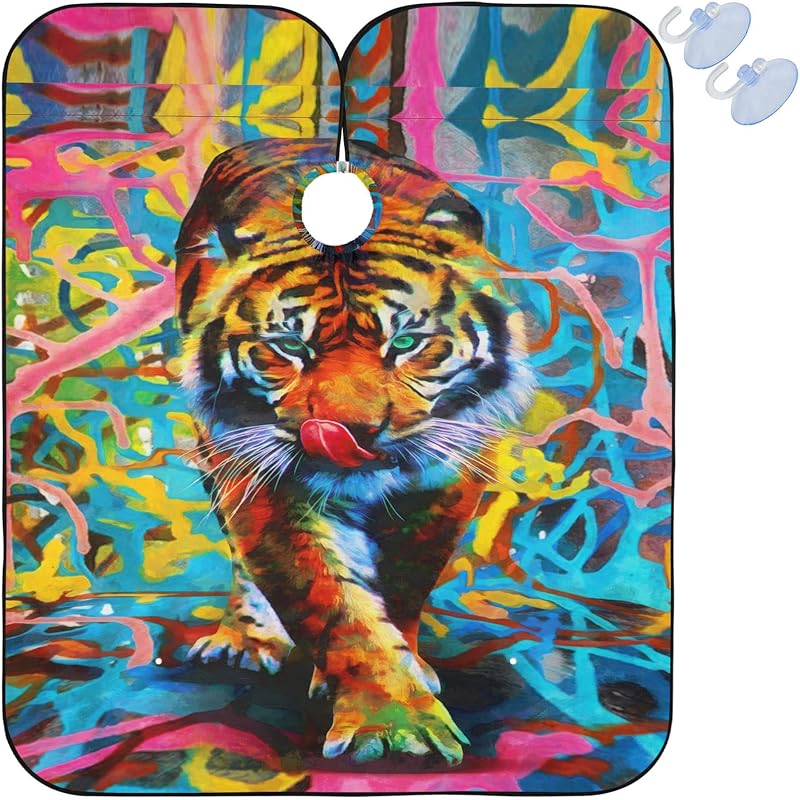 Stylish Barbershop Salon Barber Cape Haircut Cape Salon Apron Unisex Hair Cutting Cape Hairdressing Cape Apron for Men Women