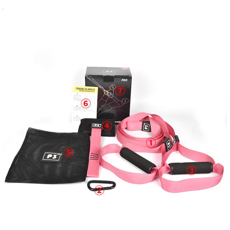 

Подвеска для тренировок, фитнес-силовой силовой подвесной тренажер, регулируемый пояс для йоги, настенное крепление, профессиональный натяжитель Trx