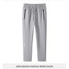 Mens Fleece Lined - Straight Leg Casual Trousers Size 8XL