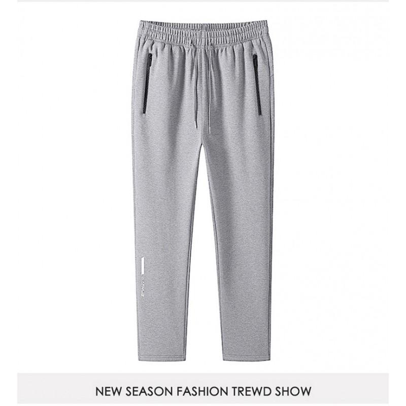 Mens Fleece Lined - Straight Leg Casual Trousers Size 8XL