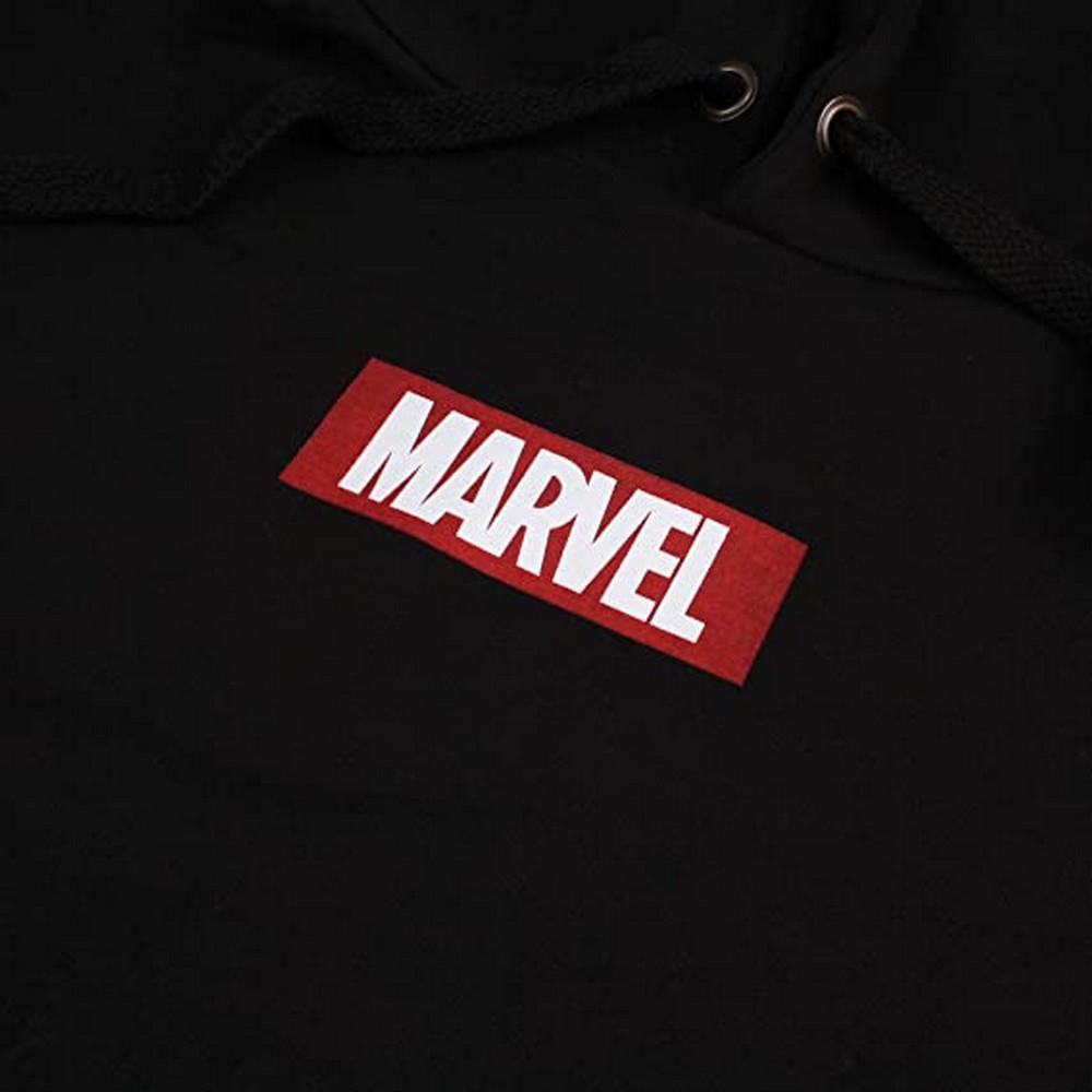 Marvel Mens Box Logo Hoodie