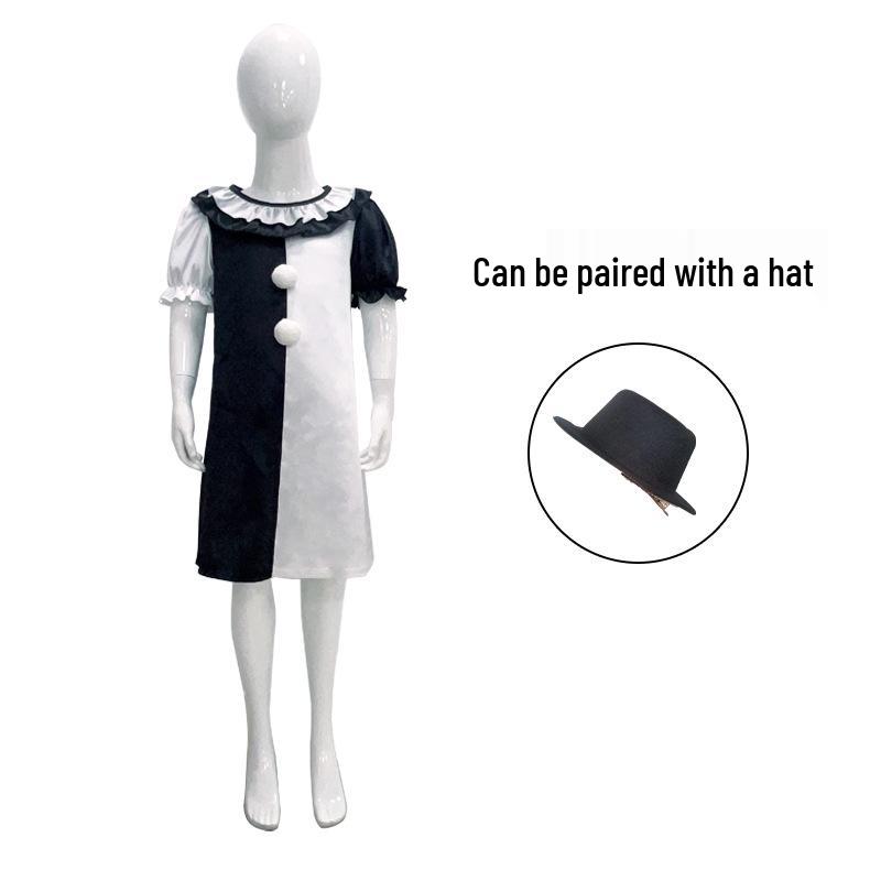 Soul-Reaving Clown Kids' Bodysuit - Halloween Horror Costume for Role Play & Stage