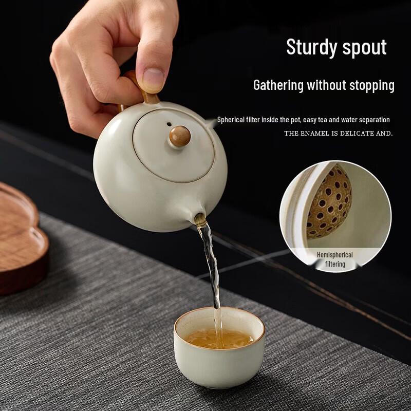 YIHUTEA Handmade Ceramic Xishi Teapot