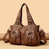 Vintage Leather Hobo Bag for Women Large Capacity Shoulder Bag Women Bags Ladies Leather Messenger Bags