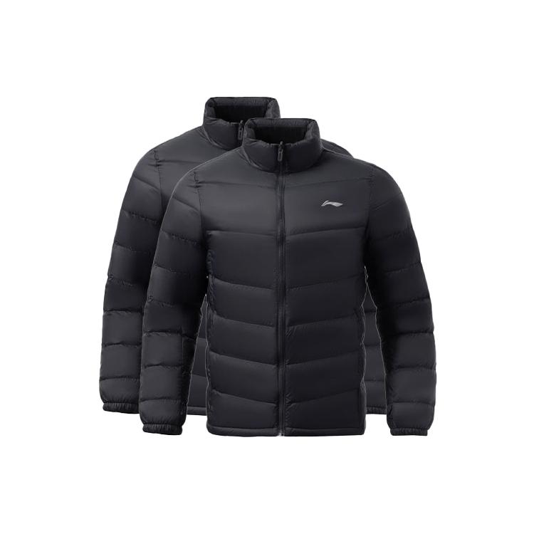 Li Ning Training Collection Fitness Collection Down Jacket Men's Black AYMR145-1