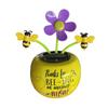 Solar Dancing Sunflower Toys, Reusable Solar Shaking Head Decoration, Cute Flower Flower Pot Toys Suitabl