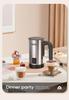 HiBREW 4 in 1 Milk Frother Frothing Foamer Fully automatic Milk Warmer Cold/Hot Latte Cappuccino Chocolate Protein powder M3A
