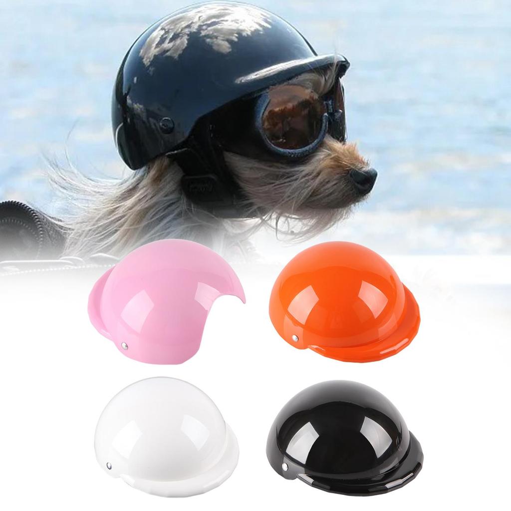 Pet Helmet Motorcycle/Bike Hat Safety Pet Cap Outdoor Bike Pets Cap Pet Hat Hard Safe Hat Dog Hard Hat for Small Dogs Cats Puppy