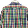 Fred Perry Check Pattern Long Sleeve Cotton Shirt M Multi Men's Used