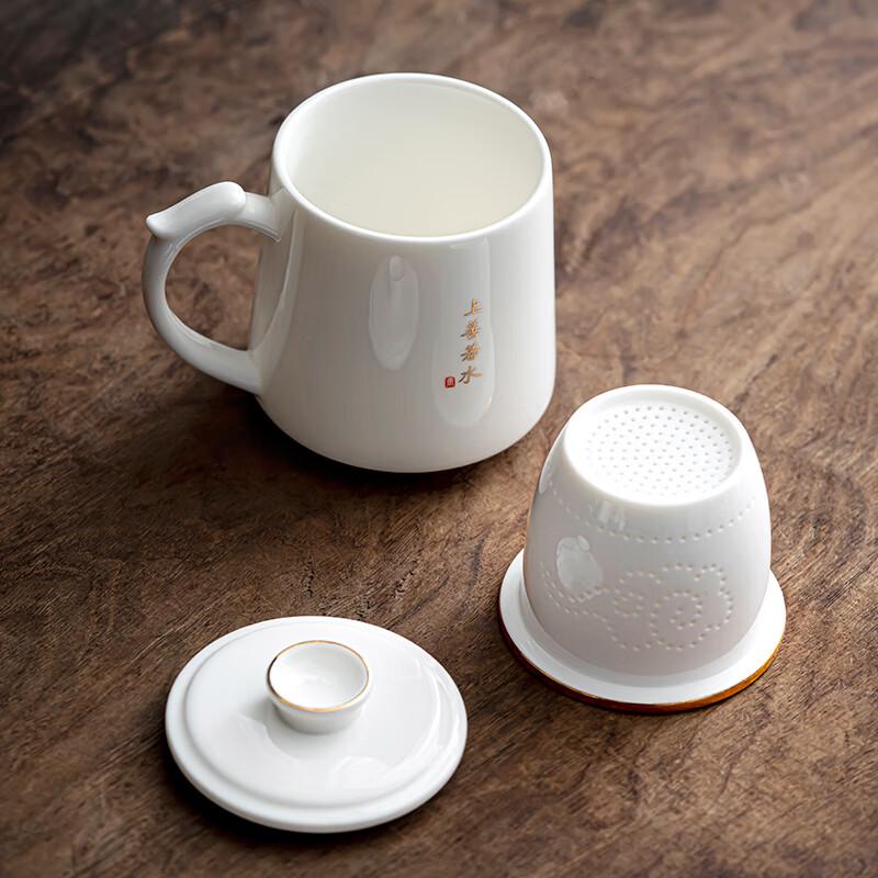 Tang Feng Ceramic Tea Infuser Office Mug