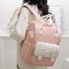 Waterproof Diaper Bag Backpack Korean Style Breastfeeding Bag Travel Backpack  Travel Use