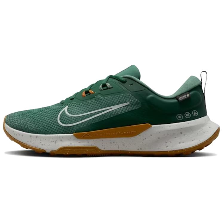 Nike Juniper Trail 2 GORE-TEX Fir Desert Ochre Men Sneakers Green Bright-Crimson Light-Silver HM9734-301 38.5