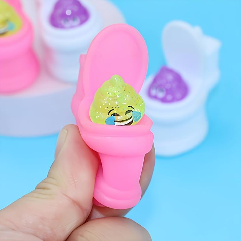 Jucărie Moale Kawaii Mochi din TPR pentru Stoarcere, Ameliorarea Stresului, Jucărie Fidget, Râzi în Hop și în Salt cu Aceste Jucării Amuzante pentru Toaletă, Capcane pentru Copii