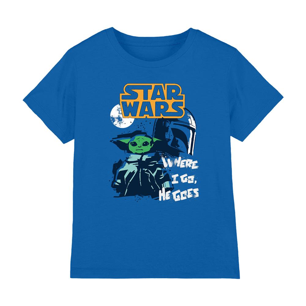 STAR WARS Childrens/Kids Where I Go Poster T-Shirt