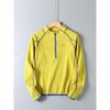 Original Factory Surplus Outdoor Mountain-Style Couple's Half-Zip Design Color-Blocked Contrast Stitching Sports Long-Sleeve Base Layer T-Shirt
