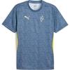 Puma X Neymar Jr FW24 BNA Logo Marki Outdoorowy Casualowy Sportowy Pulower z Okrągłym Dekoltem z Krótkim Rękawem Koszulka Piłkarska Męska Top Niebieski-Horyzont Pele-Żółty 659710-10
