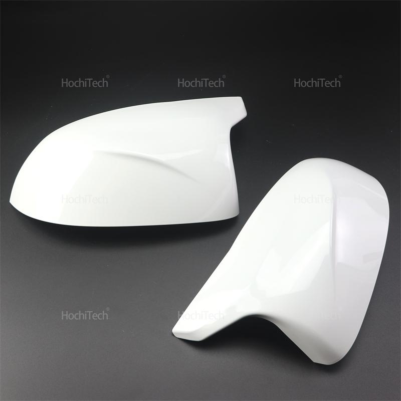 2x White Look Style Mirror Cover M Look Mirror Cover Overlay for BMW X3 F25 X4 F26 X5 F15 X6 F16 2014 2015 2016 2017 2018